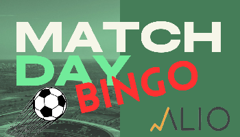 Alio Match Day Bingo promotional graphic